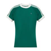 Adidas Originals T-shirt med logotypformad applikation Green, Herr