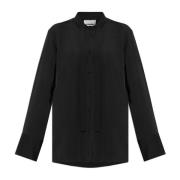 Jil Sander Sidenskjorta Black, Dam