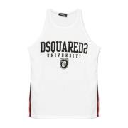 Dsquared2 Ärmlös T-shirt White, Herr