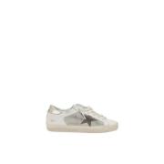 Golden Goose Ikoniska stjärnlädersneakers med mocka Beige, Dam