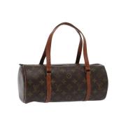 Louis Vuitton Vintage Pre-owned Canvas handvskor Brown, Dam