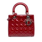 Dior Vintage Pre-owned Laeder handvskor Red, Dam