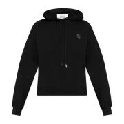 Maison Kitsuné Hoodie Black, Dam