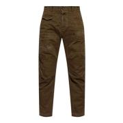 Dsquared2 Slim Fit Bomull Byxor Brun Green, Herr