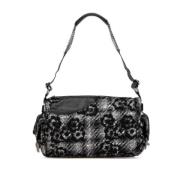 Chanel Vintage Pre-owned Tyg chanel-vskor Gray, Dam