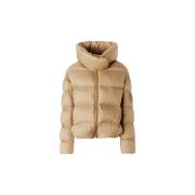 Pinko Kort Pufferjacka Beige, Dam