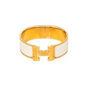 Hermès Vintage Pre-owned Metall armband White, Dam