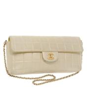 Chanel Vintage Pre-owned Laeder chanel-vskor Beige, Dam