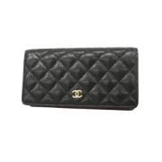 Chanel Vintage Pre-owned Laeder plnbcker Black, Dam