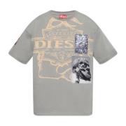 Diesel T-shirt T-Boxt-Slits-R8 Green, Herr