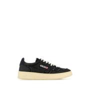 Autry Svarta Denim Medalist Sneakers Black, Dam