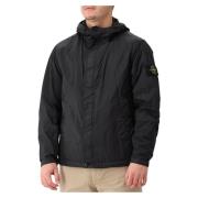 Stone Island Svart Kort Parka Vindjacka Black, Herr