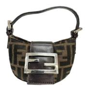 Fendi Vintage Pre-owned Canvas fendi-vskor Brown, Dam