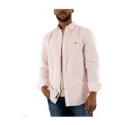 Tommy Hilfiger Slim Stripe Oxford Skjorta Pink, Herr