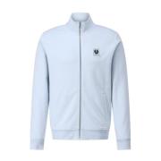 Belstaff Logo Sweatjacka med Dragkedja Blue, Herr