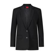 Hugo Boss Blazer med skimrande detaljer Black, Dam