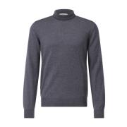 Gran Sasso Ull Turtleneck Tröja Gray, Herr