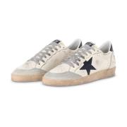 Golden Goose Stjärna Sneaker i Använt Look White, Herr