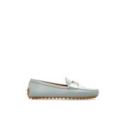 Tod's Läder Loafers Blue, Dam