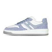 Hogan Sneakers i denim-look med memory foam Blue, Dam