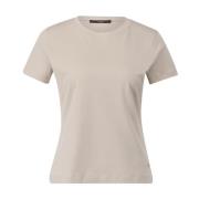 Windsor Bomull T-shirt Komfort Stil Beige, Dam