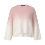 Fabiana Filippi Silke Kashmir Ombre Stickad Tröja Pink, Dam