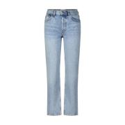 Anine Bing Vintage High-Waist Jeans Trendy Style Blue, Dam