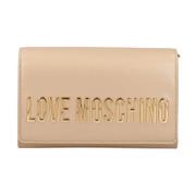 Moschino Guld Dam Crossbody Väska Yellow, Dam