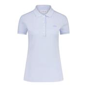 Lacoste Klassiskt Logo Polo Skjorta Blue, Dam