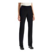 Stella McCartney Raka Stretch Twill Byxor för Män Black, Dam