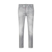 Dsquared2 Ripped Skater Jeans Gray, Herr