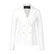 Fabiana Filippi Silkeblandning Klassisk Blazer White, Dam