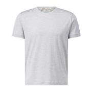 Maurizio Baldassari Silkeblandad T-shirt Gray, Herr