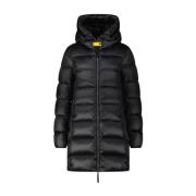 Parajumpers Lång dunjacka Marion med huva Black, Dam