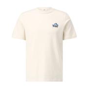 Autry Logo Print T-Shirt Beige, Herr