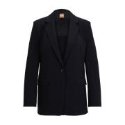 Hugo Boss Elegant Blazer för Modern Look Black, Dam