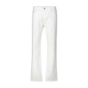 Etro Klassiska Regular-Fit Jeans White, Herr