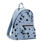 Desigual Vår/Sommar Damryggsäck Kollektion Blue, Dam