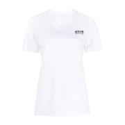 Golden Goose Vit T-shirt med logotryck White, Dam