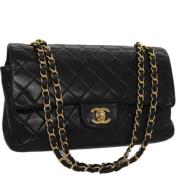 Chanel Vintage Pre-owned Laeder chanel-vskor Black, Dam