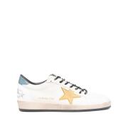 Golden Goose Ball Star Läder Sneakers White, Herr