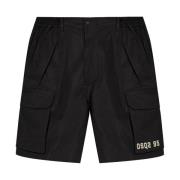 Dsquared2 Svarta Casual Shorts för Män Black, Herr