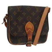 Louis Vuitton Vintage Pre-owned Canvas louis-vuitton-vskor Brown, Dam