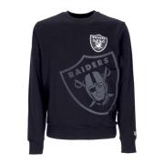 New Era Las Vegas Raiders Crewneck Sweatshirt Black, Herr