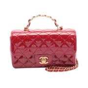 Chanel Vintage Pre-owned Laeder chanel-vskor Red, Dam