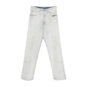 MM6 Maison Margiela Blå Denim Jeans för Män Blue, Herr