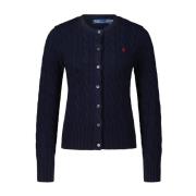 Polo Ralph Lauren Bomullskabelstickad Kofta Blue, Dam