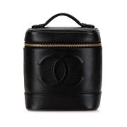 Chanel Vintage Pre-owned Laeder handvskor Black, Dam