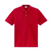 Woolrich Röd Polo Red, Herr