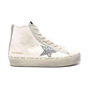 Golden Goose Vita Avslappnade Platta Sneakers Trainers White, Dam